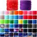50 Pieces Headwear Bandana Neck Gaiter Neck Mask Seamless Head Wrap Cover Scarf Mask Seamless Mask Headwrap Face Scarf Multi Purpose Bandana Headband for Men and Women Hiking Riding Sport Multi Color