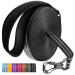 X Xben tow lines for dogs 25m thick dog leash with robust lockable carabiners running leash training line for puppies Small medium -sized dogs hand loop width 2cm 25m black