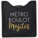 Draeger Mirror Metro Boulot Mojitos Round pocket mirror to take with you birthday for all occasions size 8.5 cm x 8 cm