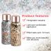  Dokeno Dokeno Body Glitter Gel 3 Bottle Body Gel with Glitter Makeup Shiny Long Lasting for Face Nails Eyes Lips Hair Body (Gold Silver and White) - Buy Online on GoSupps.com