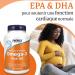 Now Foods Molecularly Distilled Omega-3 (Omega-3 Molecular Distilled) with EPA & DHA High Dosed 200 Soft Capsules Lab Tested Soy Free Gluten Free Non-GMO - Buy Online on GoSupps.com
