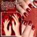 SHOWNAIL 21Pcs Sparkle Red Gel Nail Polish Set - Soak Off, Base Glossy Matte Top Coat, Classic Red Colour - Nail Art Starter Kit 8ml - Buy Online on GoSupps.com