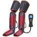CLORIS 2021 Arms Leg Massager for Circulation with Heat Function, Foot Massager with 4 Modes 4 Intensities, for Arms, Tired Feet, Legs, Calf, Deep Kneading|Gifts for Mom Dad to Relax Leg Muscle