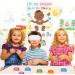 Pin the Pacifier Game Set for African American Baby Shower - 36 Pcs Stickers & Blindfold | Fun Party Supplies - Buy Online on GoSupps.com