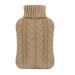 samply 2L Hot Water Bottle with Knited Cover Khaki 2L Khaki