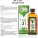 Buy Bio 31 Herbal Oil 100 ml - Vitamol Invigorating Muscle Massage & Aromatherapy Oil - Non-Greasy Formula - International Shipping Available - Buy Online on GoSupps.com