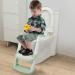 GrowthPic Potty Training Seat with Ladder  Toddlers Potty Seat for Toilet with Step Stool  Potty Ladder Toilet Seat Chair with Anti-Slip Pads for Kids Boys and Girls(White/Green) - Buy Online on GoSupps.com