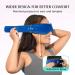 YFONG Heated Eye Mask - USB Electric Warm Eye Compress for Dry Eyes Eye Strain Relief Dark Circles and Better Sleep | Temperature & Timer Control - Buy Online on GoSupps.com