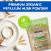 Konsyl Organic Psyllium Husk Powder - 340g Gusset Bag - USDA Certified Vegan Fiber Supplement - Gluten-Free, Sugar-Free, All-Natural - Ideal for Baking - Buy Online on GoSupps.com