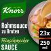 KNORR Gourmet Cream Sauce for Roasts - Delicious Light Brown Sauce (23x 250ml) | No Flavor Enhancers | International Shipping Available - Buy Online on GoSupps.com