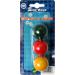 Buy MGM Sportside-3 Petanque Pigtails | 25mm Skill Game for Outdoor Fun - Green & Yellow - Buy Online on GoSupps.com