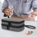 Trunab Portable Travel Bag with Weekly Pill Box Organizer - Travel Pill Case for Vitamins Fish Oil & Supplements - Grey - Buy Online on GoSupps.com
