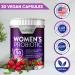 Women's Probiotic 50 Billion CFU - 9 Strains, Prebiotics, Cranberry & D-Mannose - Digestive, Vaginal & Immune Support - 30 Capsules - Buy Online on GoSupps.com