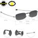Read Optics Foldable Sun-Reading Glasses +2.0 Diopter | UV-400 Protection | Unisex Tinted Sunglasses with Case - Buy Online on GoSupps.com