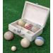 B&Julian Boule Set - 6 Ball Boccia Game with Wooden Box | Outdoor Family Fun for Children & Adults | International Shipping Available - Buy Online on GoSupps.com