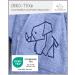 ULLENBOOM Bateponcho Babil | 100% Cotton Terry Bath Towel & Robe for Kids (1-3 Years) - Oeko-Tex Certified EU Made Blue - Buy Online on GoSupps.com