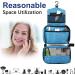 Januts Hanging Travel Toiletry Bag - Waterproof Makeup Organizer for Women & Men - Multifunctional Cosmetic Case with 2 Drawstring Bags - Sky Blue - Buy Online on GoSupps.com