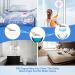 3 Pack Round Microfiber Spin Mop Head Refills - Standard Size, Easy to Clean Hurricane Rotating Mop Replacement - Buy Online on GoSupps.com