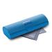 FEFI - Sturdy hardcase glasses case in colorful linen look blue