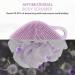 Buy Sndyi Silicone Body Brush - Gentle Exfoliating Shower Scrubber Leaf-Shaped Silicone Sponge for Sensitive Skin - Purple Lavender - Buy Online on GoSupps.com