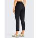 CRZ YOGA Women's Lightweight 7/8 Pants 25'' Inseam - Casual Workout Joggers with Pockets for Outdoor Activities - Medium Black - Buy Online on GoSupps.com