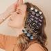 Sparkling Crystal Double Layer Braided Hair Clips for Women - 8 PCS - Buy Online on GoSupps.com
