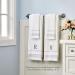 SKL Home Monogram Hand Towel Set - J, 16x26, White (2 Pack) - Buy Online on GoSupps.com