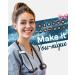 FriCARE Black Stethoscope for Nurses - Tunable Diaphragm MicroBeats Harmony Rainbow Chestpiece - Hear Heart & Lung Sounds Easily - International Shipping Available - Buy Online on GoSupps.com