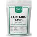 Tartaric acid (120g) by Elo s Premium |100% All-Natural Food Grade Food Additive & Antioxidant| Packed In Canada| Non-GMO Kosher and Halal Friendly Gluten Free| Used As An Acidulant In Grape/Lime Drinks Gelatin Desserts Jams Sour Candy and More