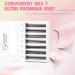 1500 Ultra Mix 7 Mink Lash Extensions | 6D-10D | 0.05/0.07mm Thickness | C D Curl | Fluffy Eyelash Clusters 9-15mm - Buy Online on GoSupps.com