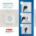 Reer Socket Cap - Original Socket Protection | 20 White Caps in Eco-Friendly Paper Bag - Buy Online on GoSupps.com
