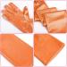 NQEUEPN Women Long Gloves Long Elbow Satin Gloves 21" Stretchy 1920s Opera Gloves Hand Care Moisturizing Gloves for Women Girls Evening Party Dance (Orange) - Buy Online on GoSupps.com