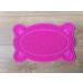 OPUL Bone Style PVC Placemat Waterproof Dog Cat Food Mat Non Slip Dog Puppy Pet Cat Dish Bowl Food Water Mat Wipe Clean FDA Grade (PINK) - Buy Online on GoSupps.com