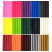 Colored Hot Melt Glue Sealing Sticks for Letter Seal Stamp, VARACL Kids Mini Hot Glue Gun Sticks for Arts Gift Crafts,Home General Repair,15 Colors,75 PCS, Diameter 7 mm/0.28", Length 10 cm/3.9"