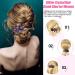 Rhinestone Double Flower Hair Clip Set - 8 Pieces | Crystal Glitter Hair Accessories for Women and Girls - Buy Online on GoSupps.com