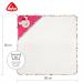Fehn Baby Bath Towel Poncho - Cotton Hooded Towel for Toddlers 0+ Months - Sweet Deer Design 80x80 cm - Buy Online on GoSupps.com