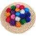 20 Pcs Assorted Color Cat Toy Balls - Tinsel Pom Poms Flash - Cats' Favorite Toy - Buy Online on GoSupps.com