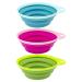 Southern Homewares Collapsible Silicone Pet Bowl Travel Set 3 Piece for Home Pets Water Feed Dorms Camping, SH-10152