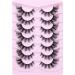 JIMIRE Cat Eye False Eyelashes Fluffy Natural Look Wispy Manga Fake Eyelashes Fox Eye Lashes Look Like Eyelash Extensions Wispy 16MM Anime Fake Lashes 7 Pairs Pack - Buy Online on GoSupps.com