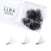 LLBA Promade Fans | Handmade Volume Eyelashes | Multi Selections From 3D To 16D | C CC D DD L M Curl | Thickness 0.03  0.1 mm | 8 - 20mm Length | Long Lasting | Easy Application (10D-0.03 D 13 mm)