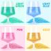 Edible Glitter Spray - 4 Colours 100% Edible Glitter for Cakes Gold Pink Light Blue Light Green Edible Glitter for Drinks Cake Decorations Chocolates Muffins Cocktail Cream etc (5g Each) - Buy Online on GoSupps.com