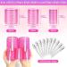 Cludoo Jumbo Hair Curlers Rollers 28 Pcs Set - Self Grip Rollers for Long, Medium, Short Hair - Salon Quality Hair Dressing DIY Kit - Buy Online on GoSupps.com