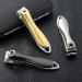SVAASA Nail Clippers Professional Finger Toe Nail Clipper Stainless Steel Nail Cutter Trimmer Finger Toe Scissor Manicure Pedicure Tools (Color : Schwarz) - Buy Online on GoSupps.com