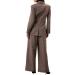 Ronny Kobo Collective Women's Cut Out Tweed Blazer Brown 14 - Buy Online on GoSupps.com