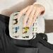 Menstruation Pad Bag with Zipper | Stylish Napkin & Tampon Bag for Women & Girls - Racing Shipping Dog Design - Color 4 - Buy Online on GoSupps.com