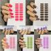 MWOOT 12 Sheets Solid Color Full Wraps Nail Stickers with Nail File - Self-Adhesive Nail Art Decals for Women - Manicure Kits for DIY Nail Decoration - Buy Online on GoSupps.com