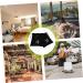 SKISUNO 8 Pcs Storage Bag Travel Hair Tools Hairdryer Bonnet Hair Dryer Travel Bag Gym Bag Black Velvet - Buy Online on GoSupps.com