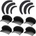 10 Pieces Bump Up Hair Accessories Volume Insert Set Styling Insert Braid Tool Bump It Up Volume Hair Comb Hair Bump Base for Women Girls (Black)