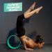 URBNFit 12-Inch Yoga Wheel for Stretching & Flexibility - Back Pain Relief - Durable Material, Soft Foam Padding - Includes Yoga Strap - Buy Online on GoSupps.com