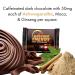 Buy ZenEvo Dark Chocolate with Caffeine - Energy Boosting 30 Count | No Crash Perfect for Work & Study - International Shipping Available - Buy Online on GoSupps.com